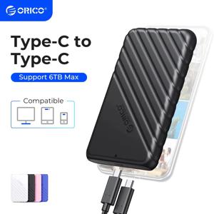 ORICO 외장 스토리지 HDD 케이스, PC 노트북용, 마이크로 USB 3.0, 2.5 인치, SATA 5Gbps HDD SSD 하드 드라이브 인클로저 지지대 UASP