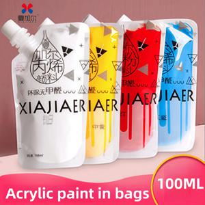 100ML/64 컬러백 샤갈 아크릴 물감 고급 예술가 미술학생 그림 그리기 그래피티 DIY 미술용품 아크릴 물감