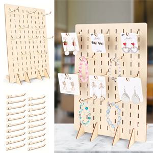 패션 다목적 후크 귀걸이 디스플레이 스탠드, 목걸이 펜던트 귀걸이, 쥬얼리 보관 랙, 카운터 쇼케이스 소품, 1 개