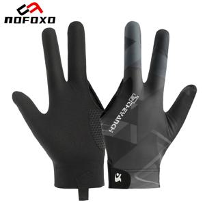 NOFOXO 1PC 전문가용 왼손 당구용 세 손가락 장갑 통기성 당구 훈련용 경량 미끄럼 방지 고탄력
