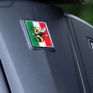 Vespa 로고 데칼 전면 배지 오버레이 이탈리아 국기 Mio Wasp 3D 데칼 스티커 GTS GT ET PX