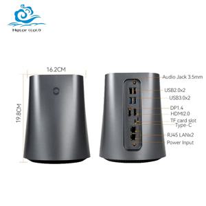 Inter N100/N150/AMD R7 5825U를 탑재한 홈 NAS 미니 PC는 2xUSB2.0 2xUSB3.0 1xHDMI2.0 1xTYPE-C 1xTF 컴퓨터를 갖춘 WIN10 Linux를 지원합니다.