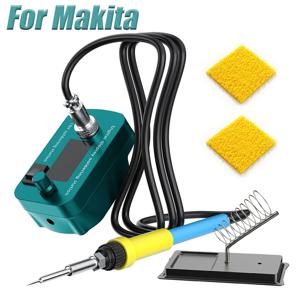 무선 전기 납땜 인두 스테이션 도구 Makita 18V 배터리 용접 기계 토치 60W PCB 수리 도구 가정용 야외용