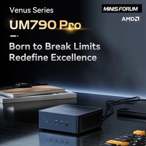 MINISFORUM 미니 PC UM790PRO(AMD Ryzen 9 7940HS, RAM 32GB, SSD 512GB, AMD Radeon 780M,)