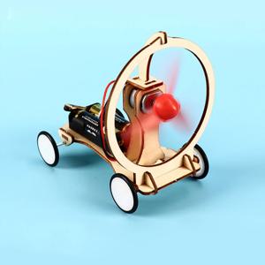 DIY 전기 바람 자동차 장난감 어린이 학생 물리 과학 실험 학습 키트 관심 훈련 지능 개발