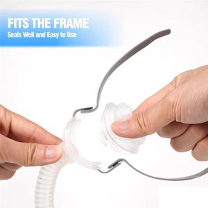 ABDJ-교체용 비강 베개 2팩 세트-Airfit P10 중형 CPAP 용품용 더 부드러운 실리콘 디자인