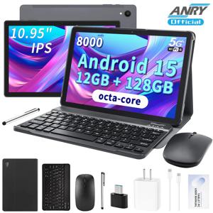 파이탄리 태블릿 안드로이드 15 8000mAh 10.95인치 태블릿 특가 2025, 12GB+128GB, 옥타코어, 5MP+13MP 듀얼 카메라