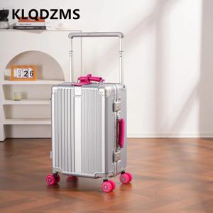 KLQDZMS 수하물 20인치24인치26인치28인치30인치 대용량 트롤리 케이스 여성용 ABS + PC 탑승 상자 남성용 유니버설 휠 여행가방