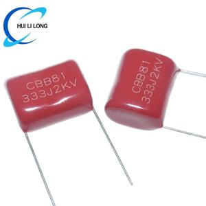 10pcs 금속화 폴리프로필렌 필름 커패시터 CBB81 2000V 103J/153J/183J/223J /333J 2KV 103 153 183 223 333 피치 20mm