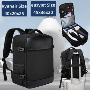 ryanair 40x20x25 및 easyjet 45x36x20 캐빈 백 여행 배낭 남여 노트북 배낭 야외 여행 배낭 학생. 학교
