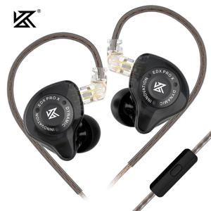KZ EDX PRO X 다이나믹 드라이브 이어폰, 하이파이 베이스 음악 이어버드, 스포츠 노이즈 캔슬링 헤드셋, KZ EDXPROX ZSTX ZSN PRO ZAS EDA ZVX