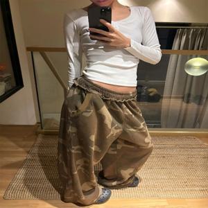 메쉬 타이다이 스트레이트 팬츠 여성 섹시 여름 트렌드 시스루 얇은 스키니 스트리트웨어 와일드 엘라스틱 액티비티 바지