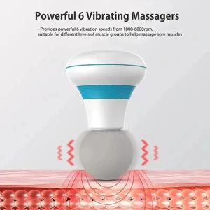 미니 휴대용 마사지건, 심부 조직 타격식 핸드헬드 근육 마사지기, 운동선수를 위한 바디/등 통증 완화