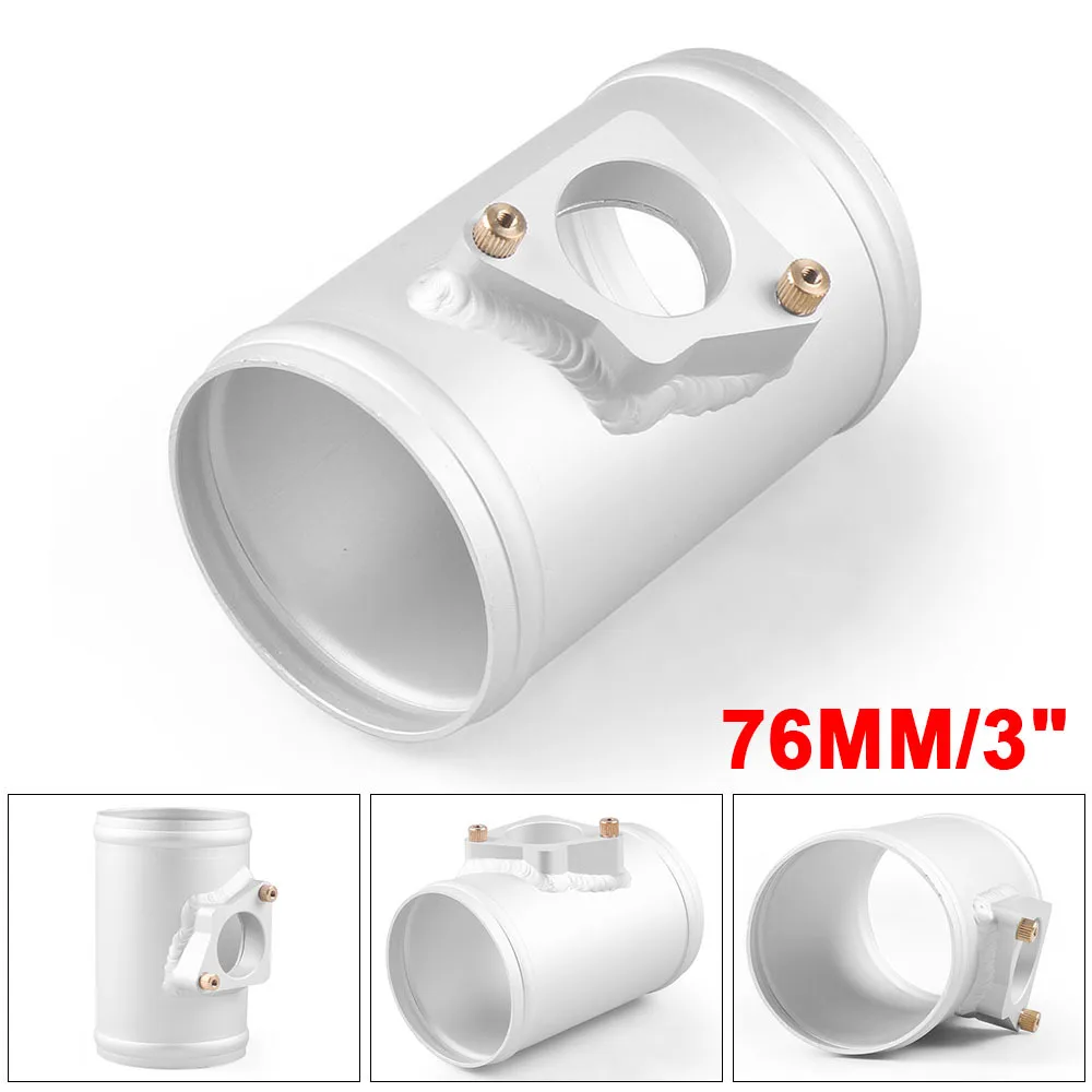 76mm 3인치 MAF 공기 유량 센서 어댑터 흡입 미터 마운트 베이스 공기 유량 어댑터 (도요타, 마쓰다 3 6, 스바루, 스즈키용)