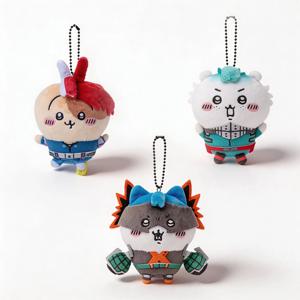 애니메이션 만화 히어로 아카데미 치카와스 콜라보레이션 봉제인형 피규어 쿠로구치 바쿠호 시누케 공요 조노푸
