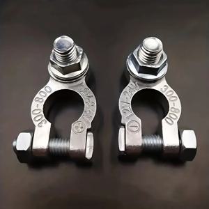 새로운 12V 24V 자동차 배터리 터미널 와이어 및 케이블 클램프 터미널 퀵 릴리스 커넥터 1쌍