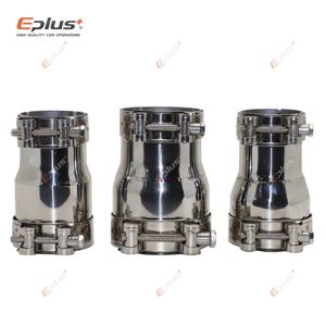 39mm에서 54mm 사이의 범용 스테인리스 스틸 리듀서 어댑터 직선형 자동차 오토바이 배기 파이프 머플러 파이프라인 용접 파이프