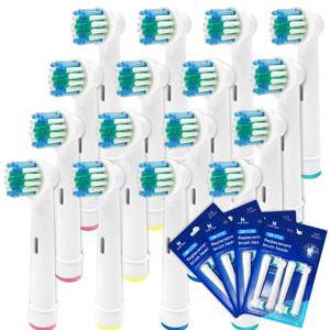 Oral b Braun 전동 칫솔과 호환되는 칫솔 헤드, Pro Smart Genius, Effici용 정밀 교체 브러시 헤드