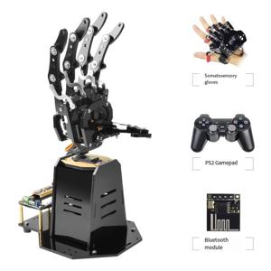 STEM 키트 바이오닉 로봇 팜 핸드 매니퓰레이터 (아두이노 Stm32 프로그래밍 가능 로봇, 오픈 소스, 5손 교육용 키트, PS2 포함)