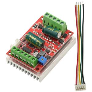 DC 6-60V 400W 16A 3상 홀 브러시리스 모터 컨트롤러 보드 BLDC PWM PLC 드라이버 모듈 (정회전/브레이크 기능/역회전 포함)
