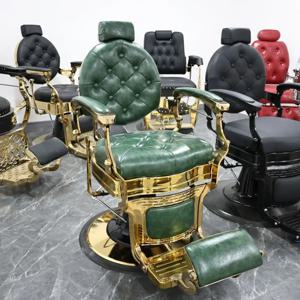 럭셔리 이발소 이발 의자, 360 °   회전 및 사선으로 눕힐 수 있는, 유압식 리프트, 의자, 미용실 가구