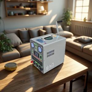 고출력 1500W 수동 크랭크 발전기 110V/220V |   야외용 USB 휴대폰 충전 보조배터리