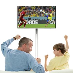 21.5인치 27인치 32인치 휴대용 스마트 TV 대용량 배터리 인터랙티브 LCD 디스플레이 안드로이드 이동식 스마트 텔레비전