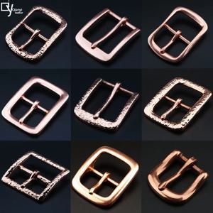 남자를위한 단단한 순수 구리 벨트 버클 단일 핀 벨트 하프 버클 가죽 벨트 adjustmen 굴레 고삐 하네스 조정 DIY
