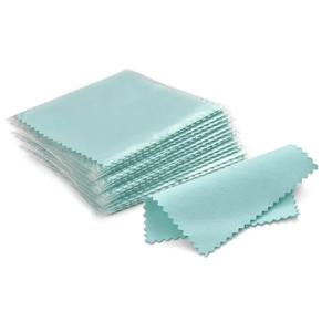50/10 pcs 8x8cm 실버 연마 천 쥬얼리 청소 안티 변색 재사용 가능한 부드러운 닦아 천으로 쥬얼리 빛나는 도구 유지
