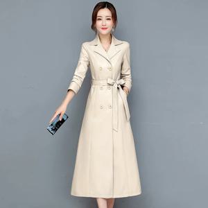 M-7XL 새로운 여성 양가죽 코트 봄 가을 2026 년 패션 더블 브레스트 롱 재킷 양가죽 외투 스웨이드 아우터