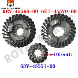 Yamaha 4 행정 용 기어 키트 15HP F15 선외 모터 6E7-45560-01 63V-45551-00 6E7-45571-00 보트 엔진 부품