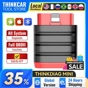 THINKCAR Thinkdiag 미니 블루투스 obd2 스캐너 진단 도구 전체 시스템 자동차 스캐너 체크 엔진 라이트 오류 코드 리더 도구