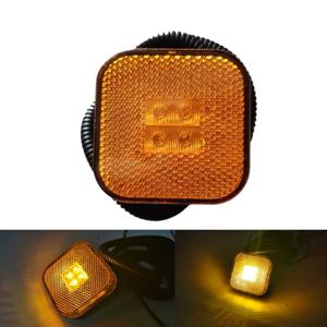 MAN Tga Tgx Tgs 트럭 범퍼 조명 OEM에 사용되는 1.3M 전선 24V LED 사이드 마커 램프 81252606101 81252606097