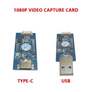 USB 출력 보드/TYPE-C 출력 보드 CVBS-USB 캡처 AV CVBS 아날로그 신호 S-VIDEO 신호-디지털 드라이버 프리 1080P