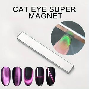 네일 아트 마그네틱 펜 3D 고양이 눈 페인팅 네일 아트 디자인 듀얼 엔드 자석 완드 젤 폴란드어 매직 매니큐어 DIY & 살롱 도구
