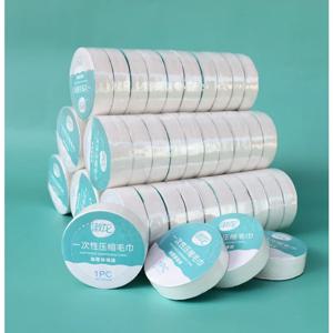 10PCS 세트 압축 수건 여행 빠른 건조 수건 여행 일회용 호텔 빨 수있는 천 수건 냅킨 수건 야외 여행