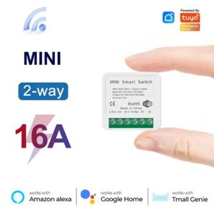 16A WiFi 스위치 스마트 라이프 앱 2방향 제어 스마트 홈 자동화 모듈 인터럽터 Alexa Google 홈과 호환