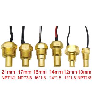 수온 센서 10MM 14MM 17MM 21MM NPT1/8 온도 센서 나사산 (기차, 트럭, 보트, 선박, 차량용)