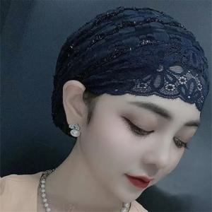 이슬람 여성용 스카프 보닛 아래 레이스 내부 Hijab 모자 Hijab 모자 아래 여름 통기성