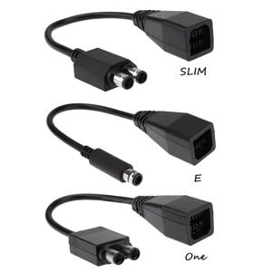 Xbox 360 용 1pc Xbox Slim/One/E AC 전원 어댑터 케이블 변환기 전송 케이블 코드 액세서리 전원 공급 장치 케이블 25cm