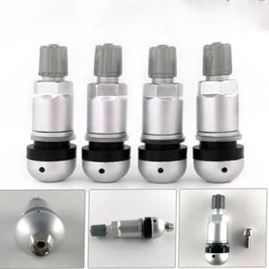 타이어 압력 센서 TPMS 밸브, 알루미늄 합금 밸브 스템 수리 키트, BMW 아우디 폭스바겐 센서 밸브용, 4 개
