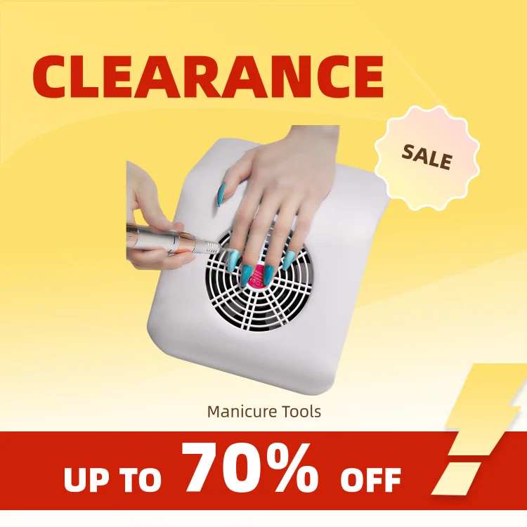Clearance_LULAA 강력한 네일 먼지 수집기 팬 진공 청소기 기계(도구 포함) 매니큐어 살롱 장비용 먼지 수집 가방