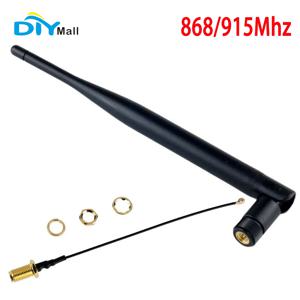 868MHz/915MHz 5dBi 전방향성 LoRa 안테나 남성형 케이블 포함 LoRaWAN Meshtastic용 (1/2/4개)