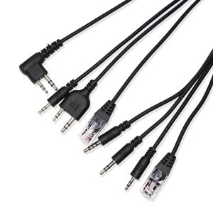 TYT Kenwood Motorola Yaesu HYT 라디오 용 CD Baofeng 워키 토키 UV5R UV82가 포함 된 8 in 1 다기능 USB 프로그래밍 케이블