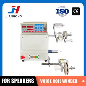 JH 자동 스피커 보이스 코일 권선기 0.1-1.2mm 구리선 6000 RPM 400W 브러시리스 모터 100mm 권선 폭