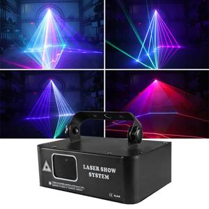 RGB 레이저 500MW 빔 라인 스캐너 프로젝터 DMX 전문 디스코 DJ 웨딩 파티 바 클럽 무대 조명