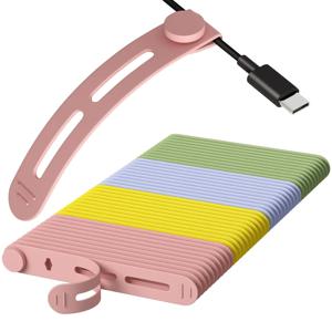 5/10pcs, 휴대용 케이블 정리함, 데이터 케이블, 헤드폰 케이블 보관함, 충전 케이블 정리함, 가정용 보관 액세서리