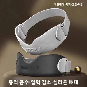 스모키 실리콘 슬개골 보호대 충격 흡수 압력 완화 스포츠 러닝 무릎 지지대 밴드 경량 휴대용