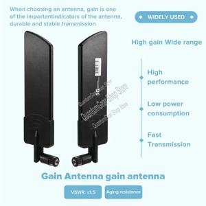 5G/3G/4G/GSM 풀 밴드 접착제 스틱 옴니 무선 스마트 미터 라우터 모듈 이득 40Dbi 안테나, SMA Male-A32R