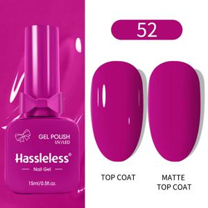 일회용 15ml 젤 네일 폴리쉬, 집이나 살롱에서 매니큐어를 할 때 편리하며, 제거가 쉽습니다.